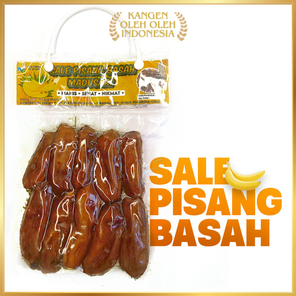 Sale Pisang Basah Asli Selai Cilacap Madu Sari Oleh Oleh Khas