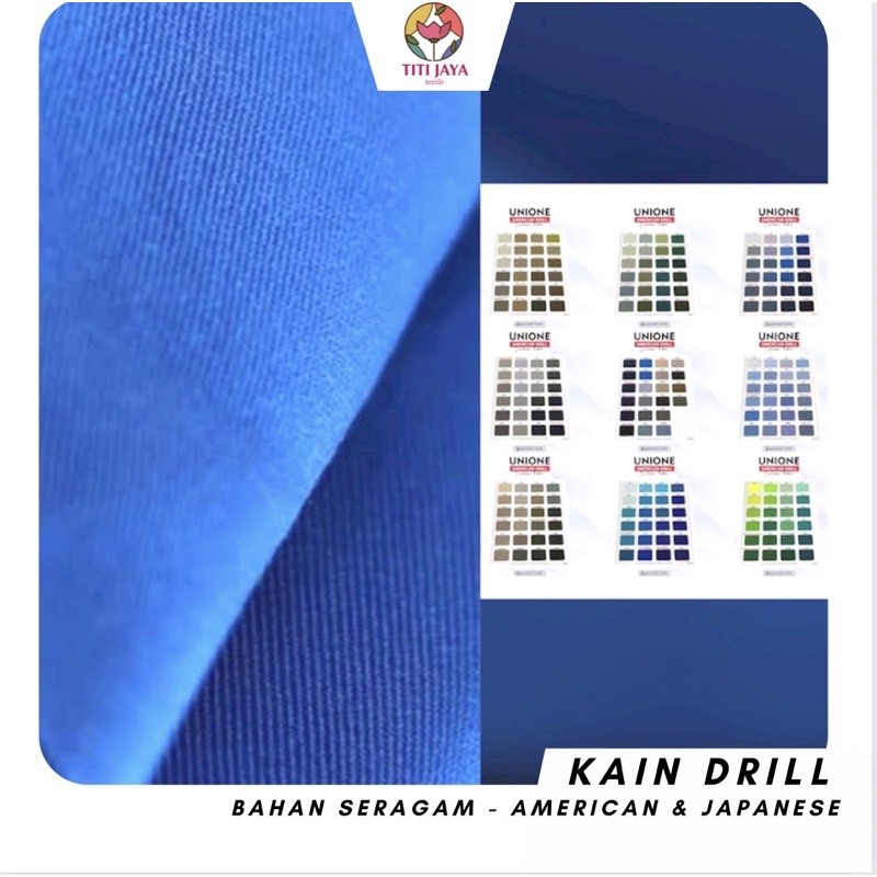 (TERLENGKAP) Kain Drill Amerika & Drill Jepang UNIONE / American Drill & Japan Drill GRAND PRIX VALE