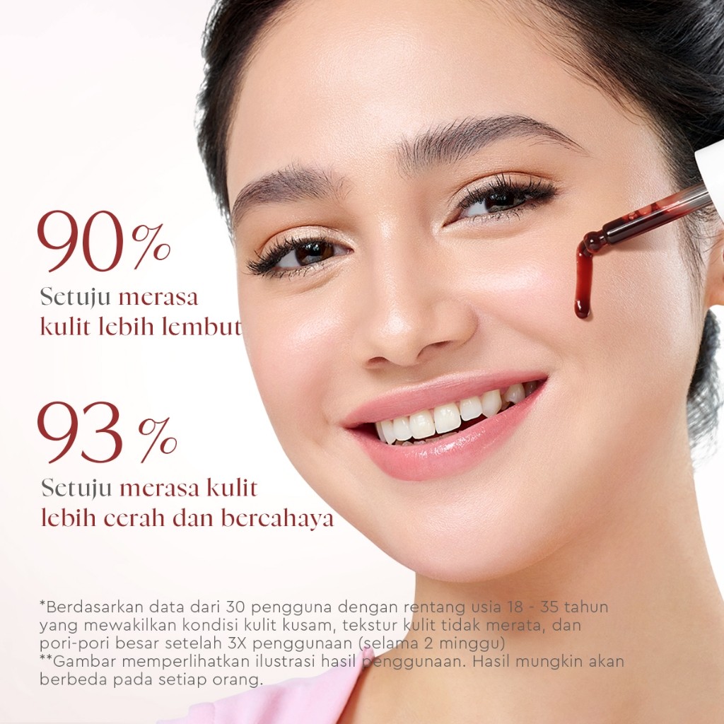 Glad2Glow Peeling Solution Intensive Serum 15ml | Serum Exfoliasi Wajah merah Exfoliating Serum Waja