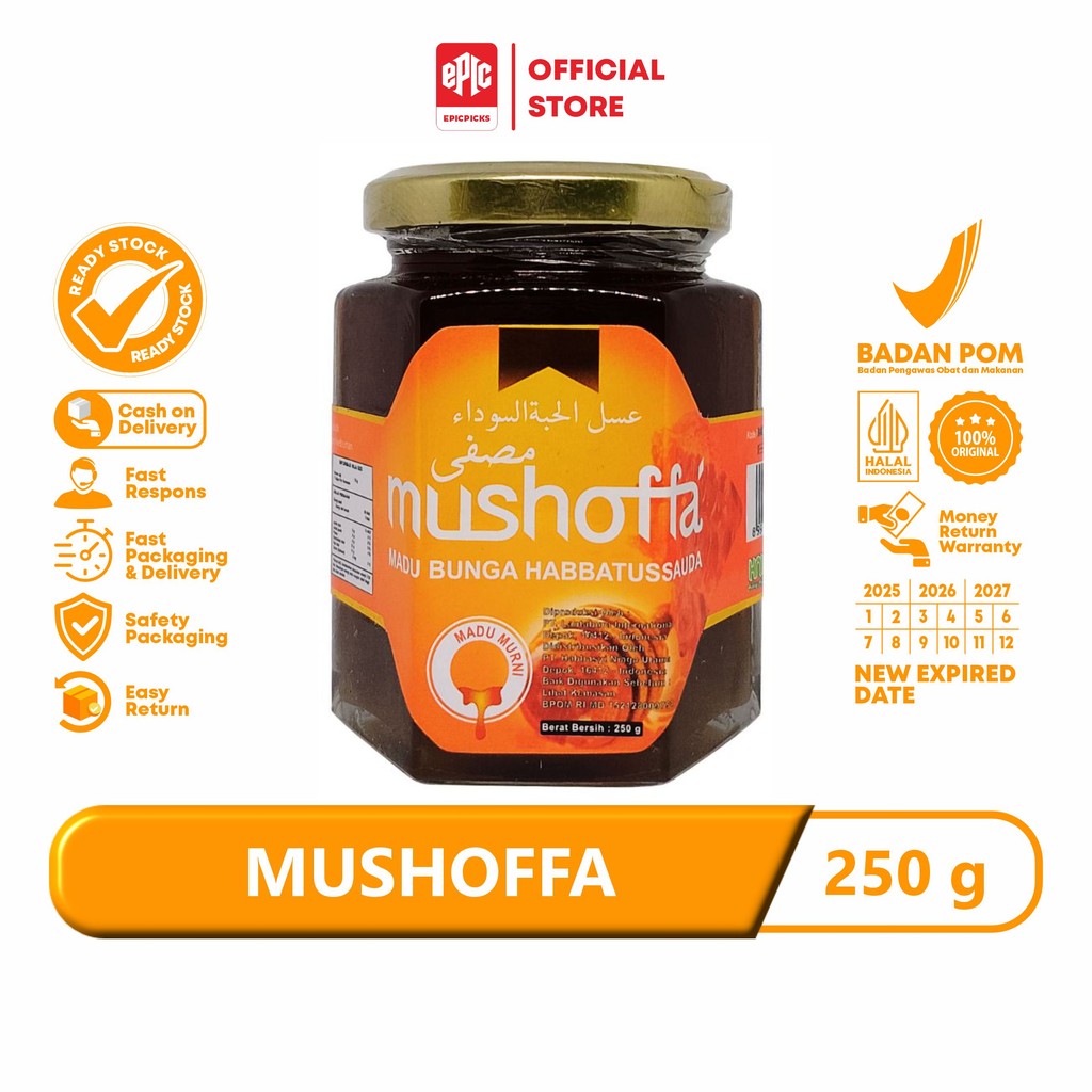 

HNU Madu Mushoffa Bunga Mushoffa 250 gr