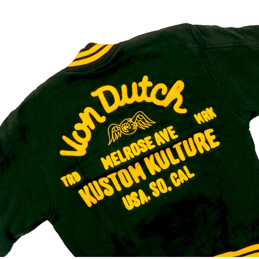 Von Dutch Jacket 1488 Bottle Green