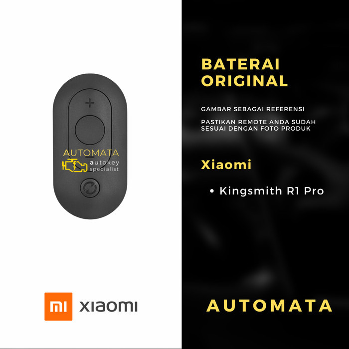 Baterai Remote Xiaomi Kingsmith R1 Pro Original Panasonic