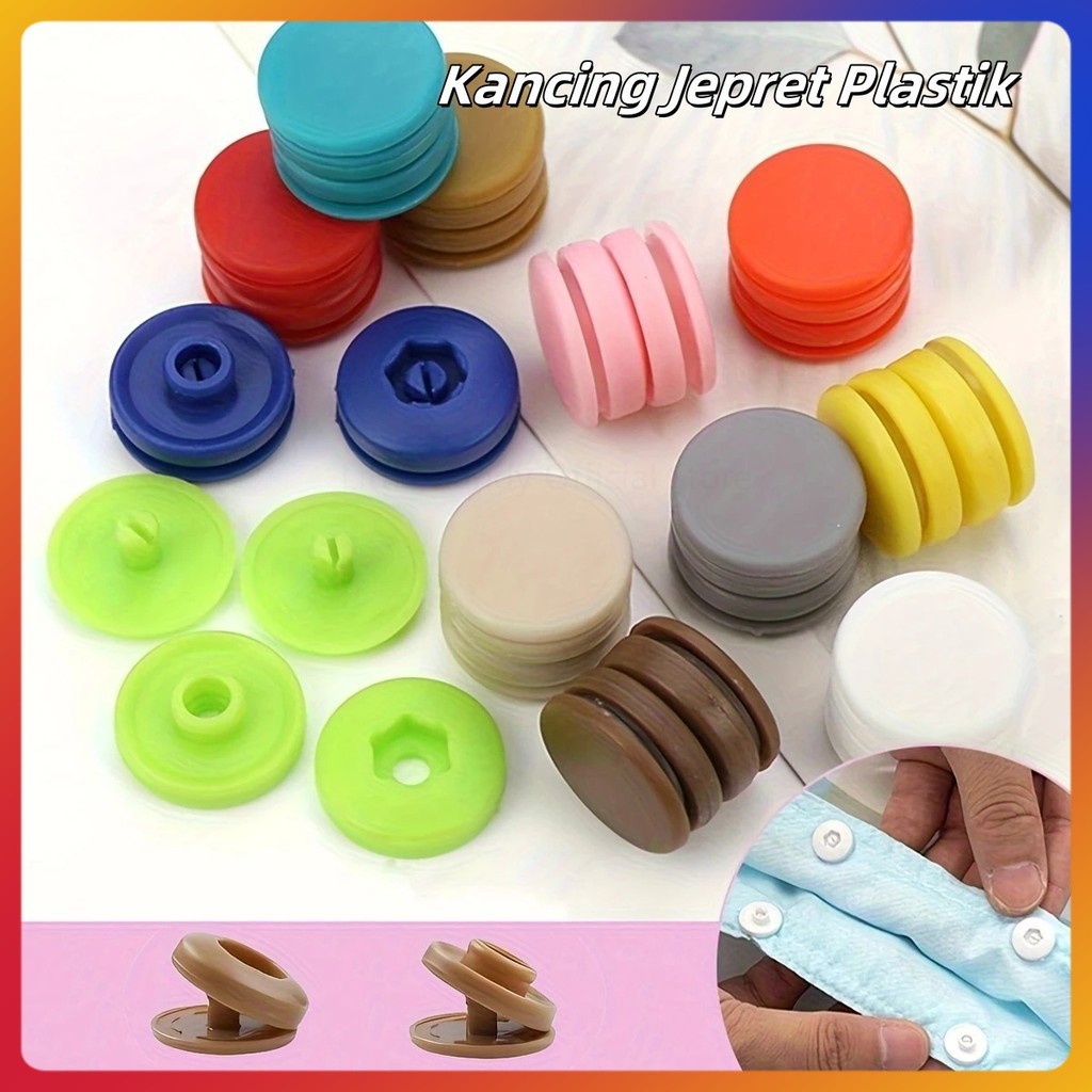 

Kancing Jepret / Kancing Jepret Plastik / Alat jepret untuk penutup selimut dan pakaian