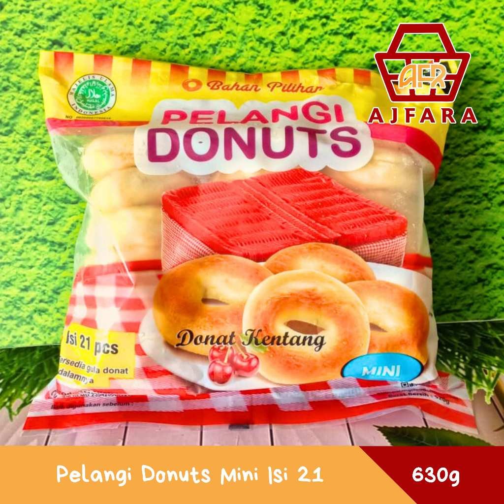 

Pelangi Donuts Besar 10 Pcs/Pelangi Donuts Mini Isi 21 630 gram