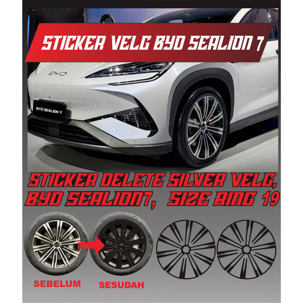 STICKER VELG/ DELETE SILVER VELG/ STICKER BYD SEALION 7 SIZE RING 19