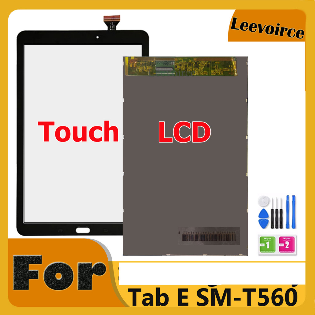 SM-T560 SM-T561 Tablet LCD Display And Touch Screen Replacement For Tab E T560 T561 Panel Digitizer 