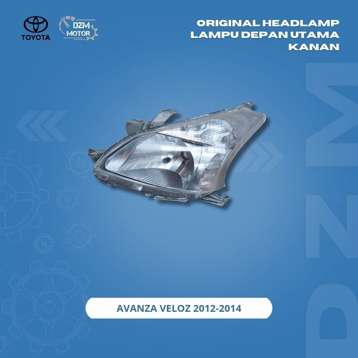 Original Headlamp Lampu Depan Utama Kanan Toyota Avanza Veloz 2012 2013 2014