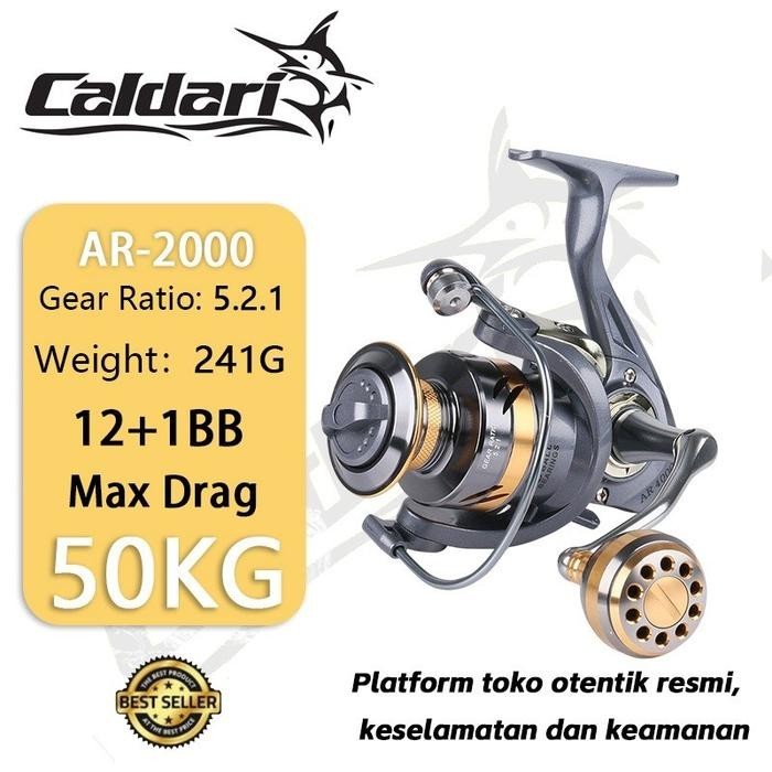 Reel Spinning 13BB AR Reel 5.8:1 Fishing Reel 60kg Drag Katrol Pancing Set Pancing Kenzi Reel Pancin
