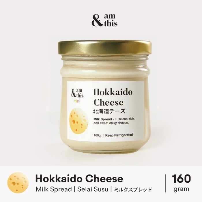 

New Arrival 8am&this mini - Hokkaido Cheese Spread 160gr