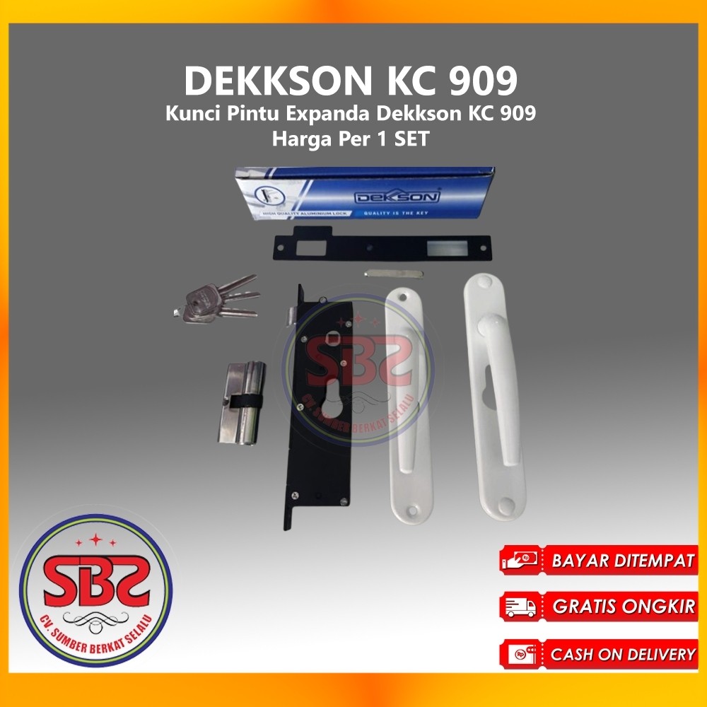 DEKSON DEKKSON KC909 Kunci Pintu Expanda Dekkson KC 909 White