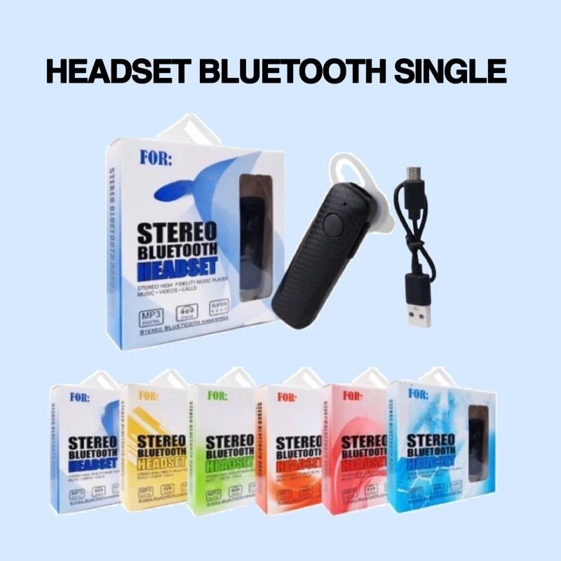 LJ - HF Headset Mega Bass Bluetooth Single
