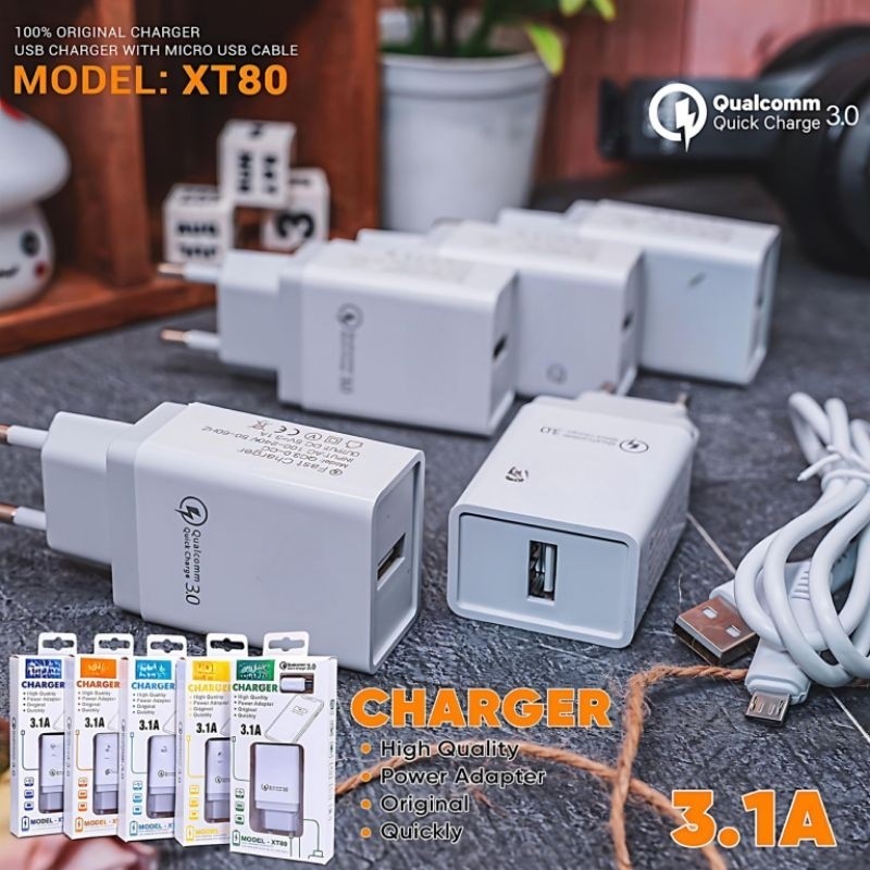LJ - Charger Casan HP BRANDED A80 - Micro USB