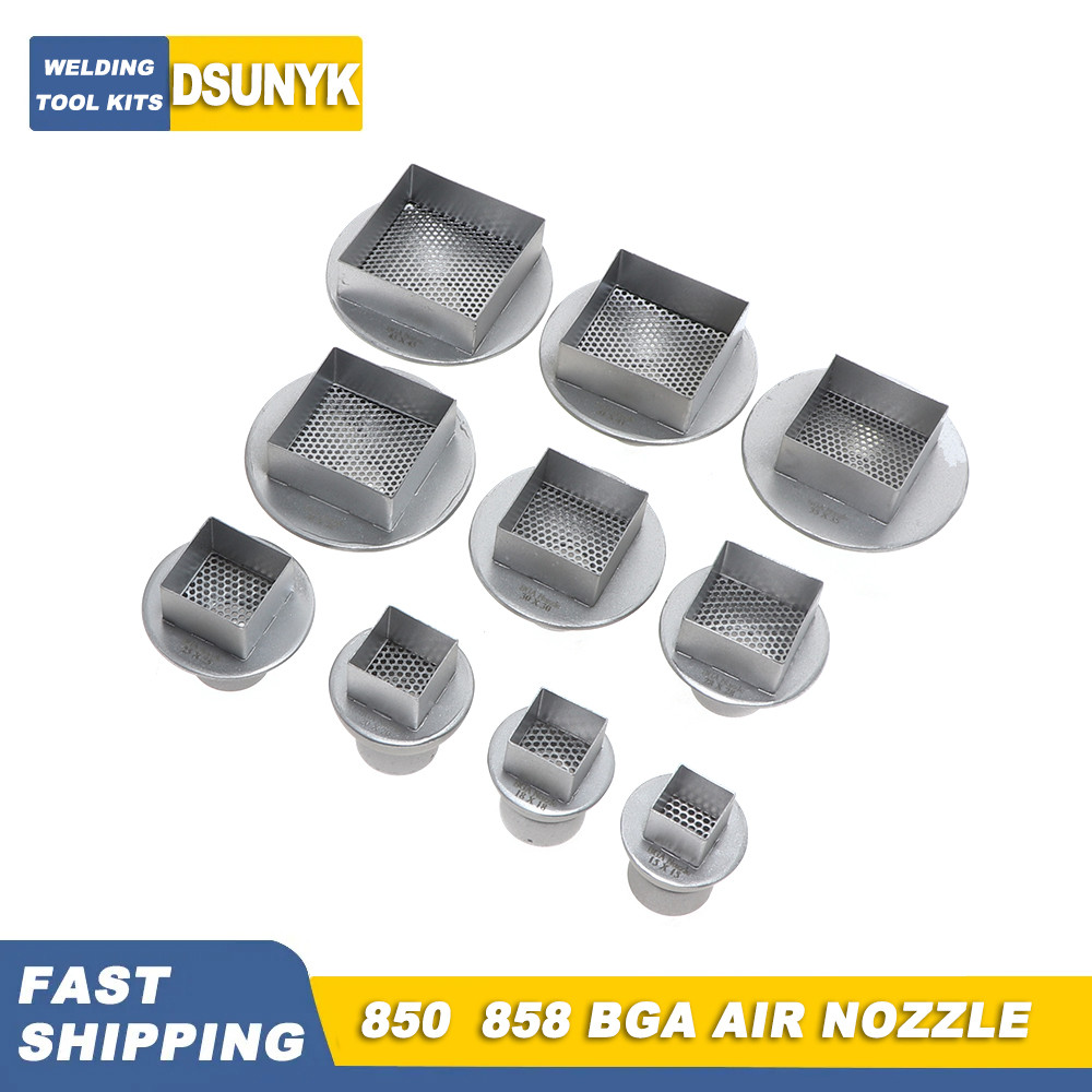 850 858 Welding Bga Nozzle Air Nozzle Hot Air Gun Nozzle Suitable for YIHUA SAIKE WEP KADA 853AAA 86