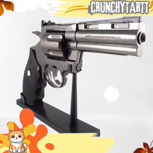 NEW ARRIVAL Korek Api Gas Pistol Revolver Pyhton 357 Mirip Pistol Asli Ukuran Jumbo KRSN