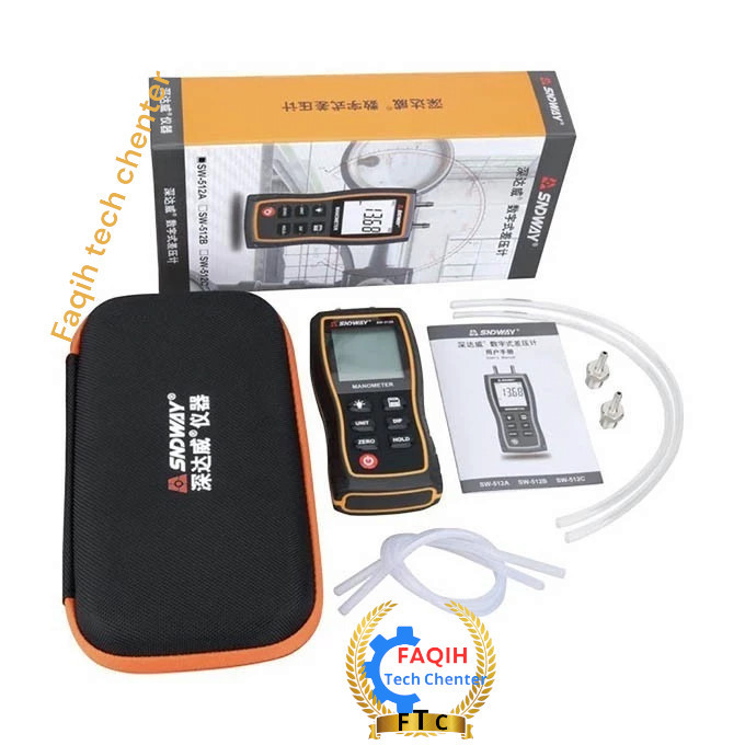 

Manometer Sndway SW-512C Air Pressure Gauge Differential SW512C Tester