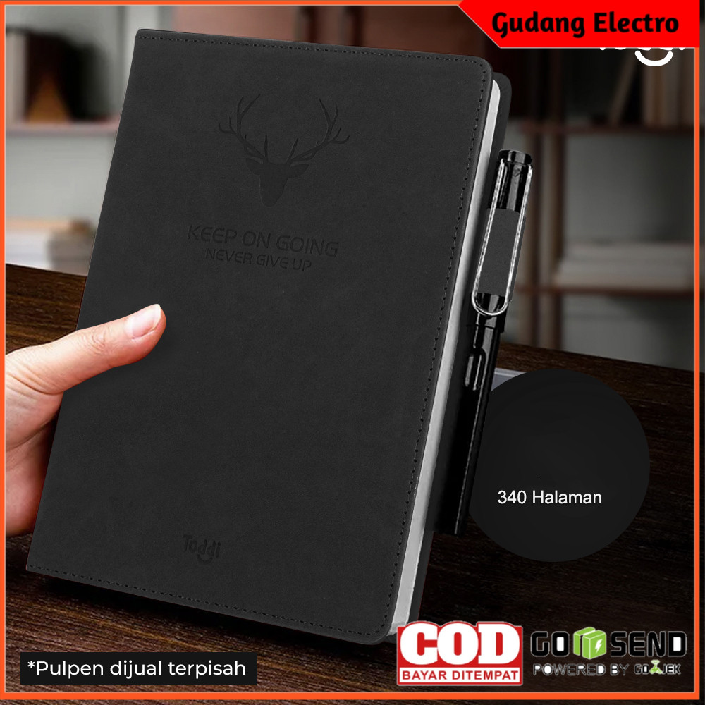 

Toddi Buku Jurnal Hardcover Notebook Diary 80GSM 340 Halaman Grid - CW-5025 - 7ROTE4BP