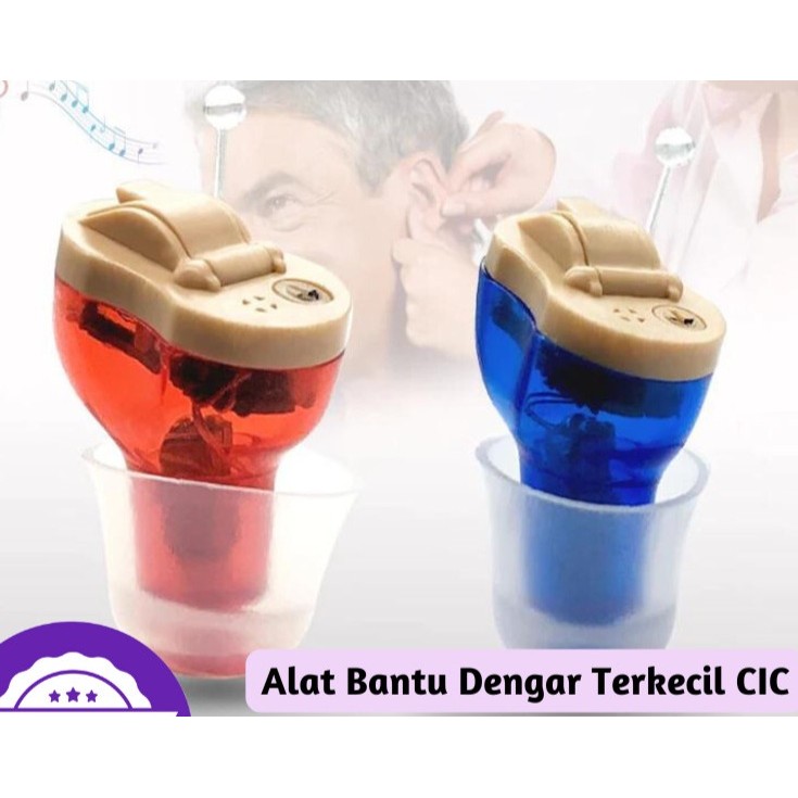 Alat Bantu Dengar Terkecil CIC Mini Hearing di Dalam Telinga Bantu Dengar In-Ear AId GM Alat Bantu D