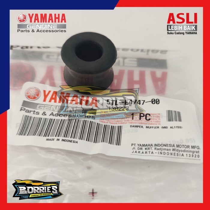 Karet Damper Breket Dudukan Knalpot Yamaha Mio Sporty Mio Smile Mio So berkualitas