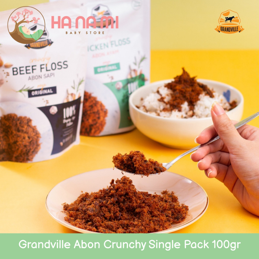 

Grandville Abon Crunchy Single Pack 100gr Abon MPASI 8m+