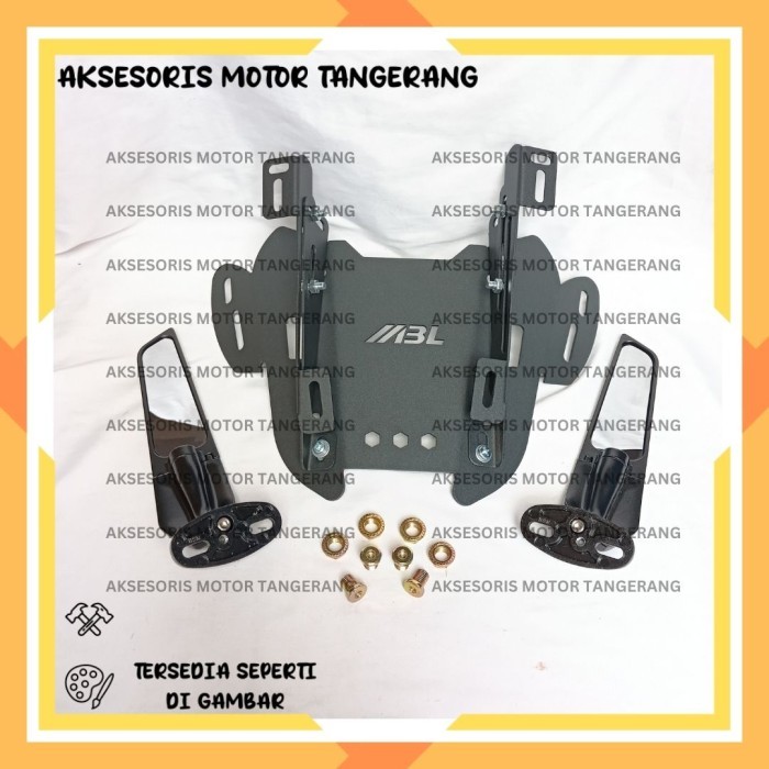 PAKET SERPO NMAX TURBO NEO BREKET GESER WINDSHIELD BRACKET BRAKET BREKET DUDUKAN SPION WINGLET VISOR