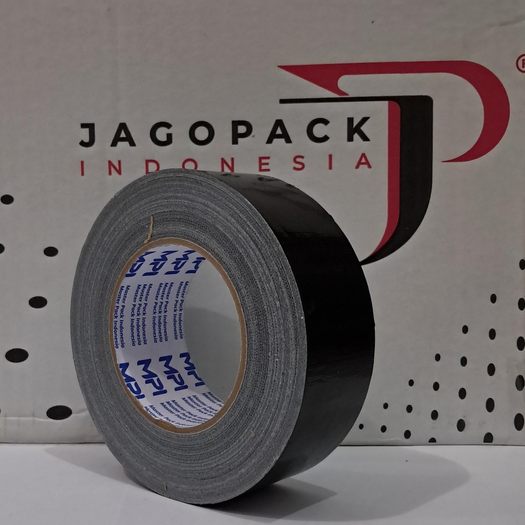 

MPI - Lakban Kain HITAM 2 INCH x 40 Meter MPI - Cloth Tape Silver 40M