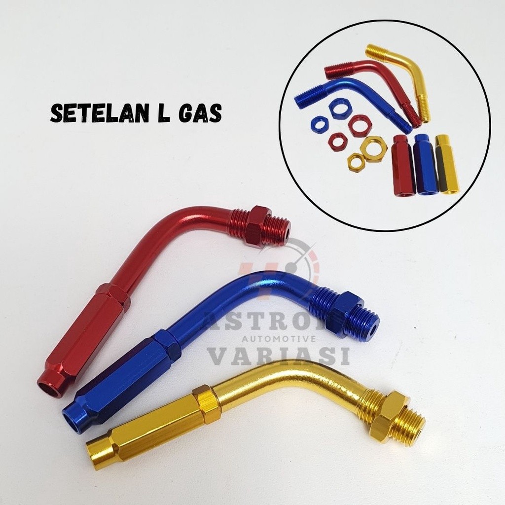 Setelan L Gas Spontan Aktif Cnc Warna Universal Stelan Honda Nmax Beat Ktc
