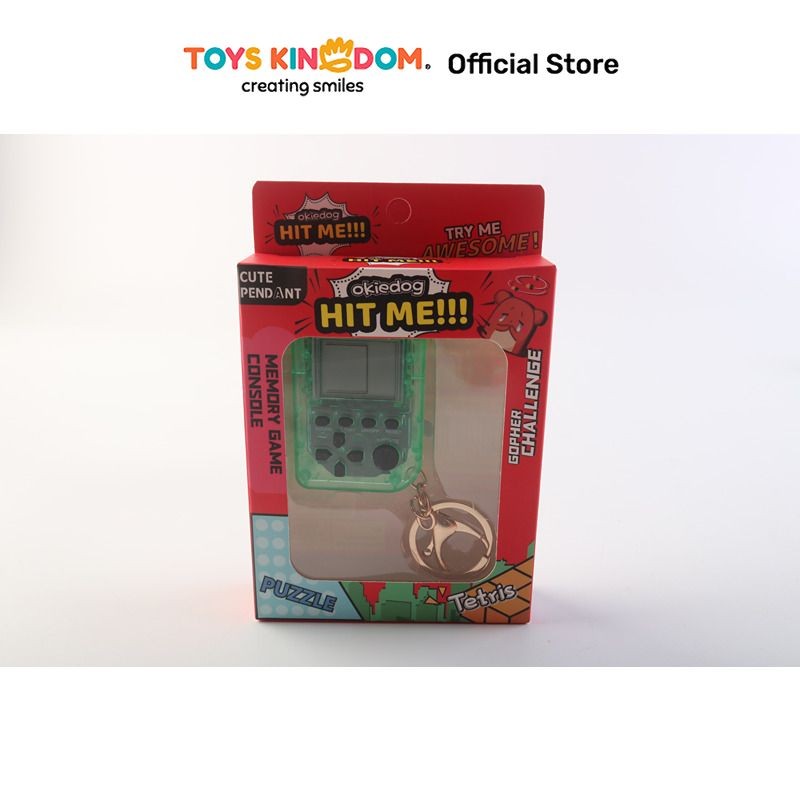 Toys Kingdom Okiedog Hit Me Tetris Edition Cj-2248969 - Hijau Toys Kids Toy Fidget Pop It Toy Mainan