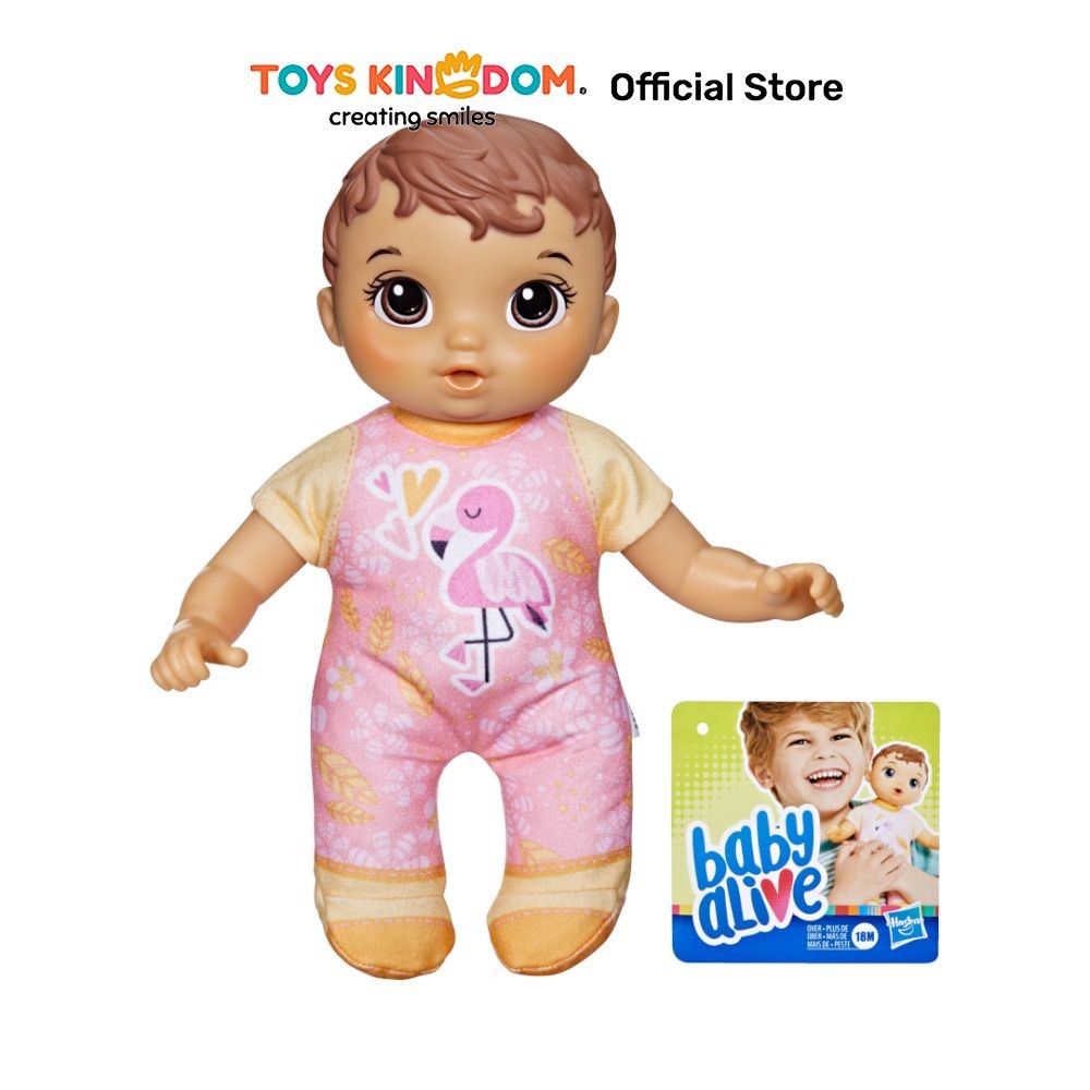 Toys Kingdom Baby Alive Boneka Bayi Cute And Cuddly Brown F3569 Mainan Anak Permainan Anak Plush Luc