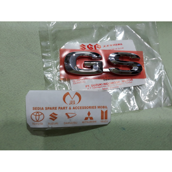 EMBLEM GS WAGON R ASLI Part Baru