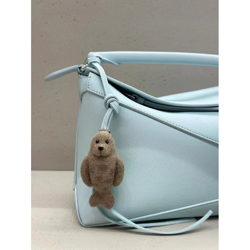 

Felt and cowhide leather Bag decoration Pendant