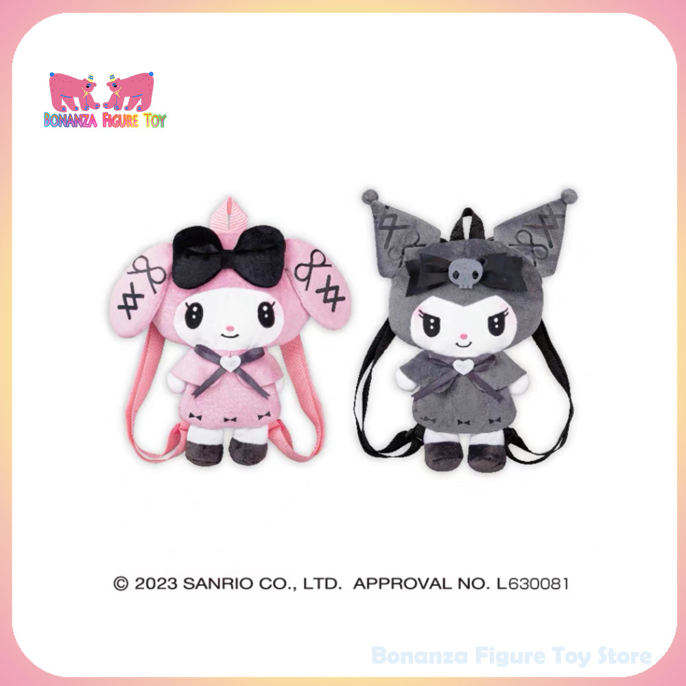 Sanrio Kuromi Melody True Night Series Plush Doll Backpack Cute Doll Backpack Decoration Bag Sanrio 