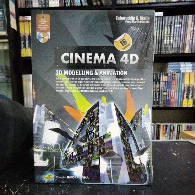 BUKU CINEMA 4D 3D MODELLING & ANIMATION + CD