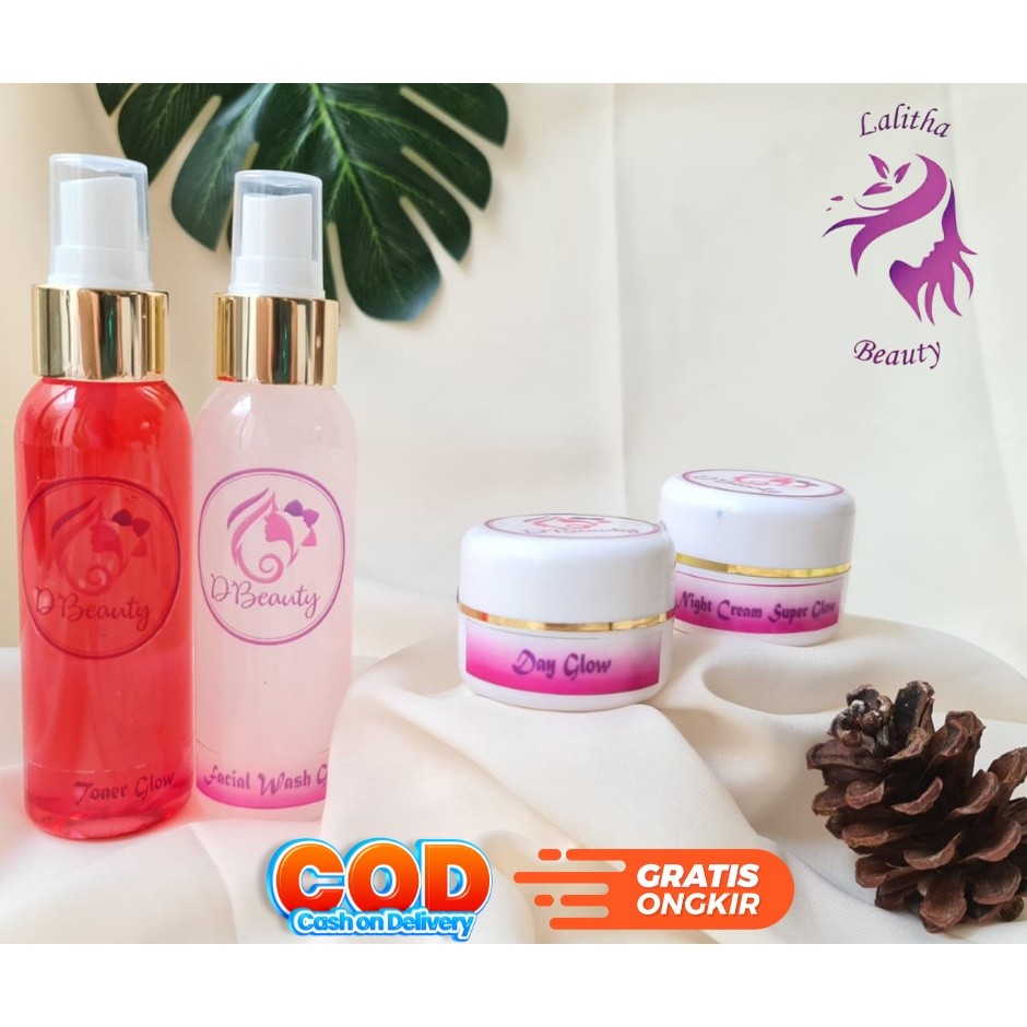 DBEAUTY - PAKET GLOWING WHITENING (CREAM SIANG LEMBEK) / DR WIDYA / DR WIDYARINI / verinelek
