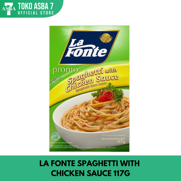 

LA FONTE SPAGHETTI WITH CHICKEN SAUCE 117G