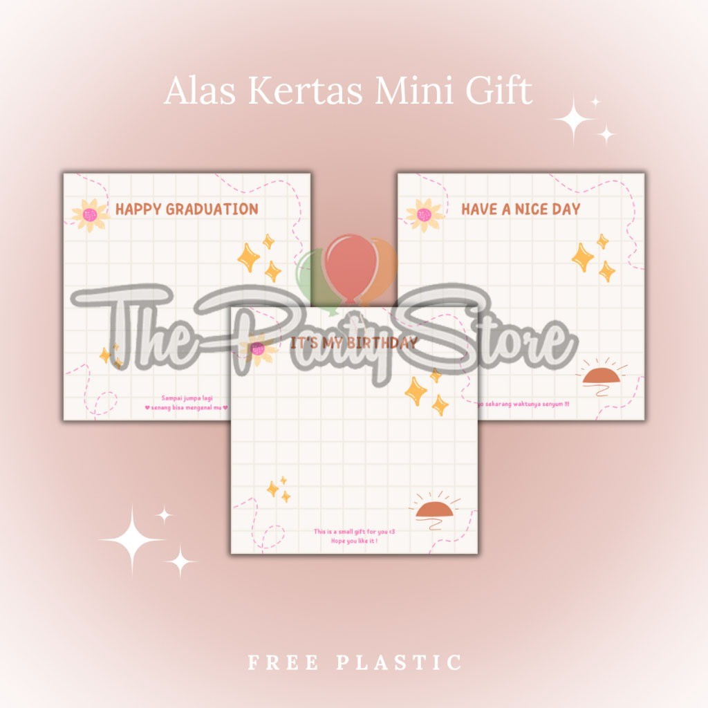 

Alas Kertas Mini Gift - Alas kertas - Alas mini gift - Alas hampers