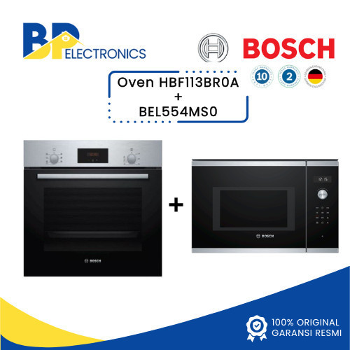 Bosch Promo Bundling Bosch HBF113BR0A Oven + Bosch BEL554MS0 Microwave