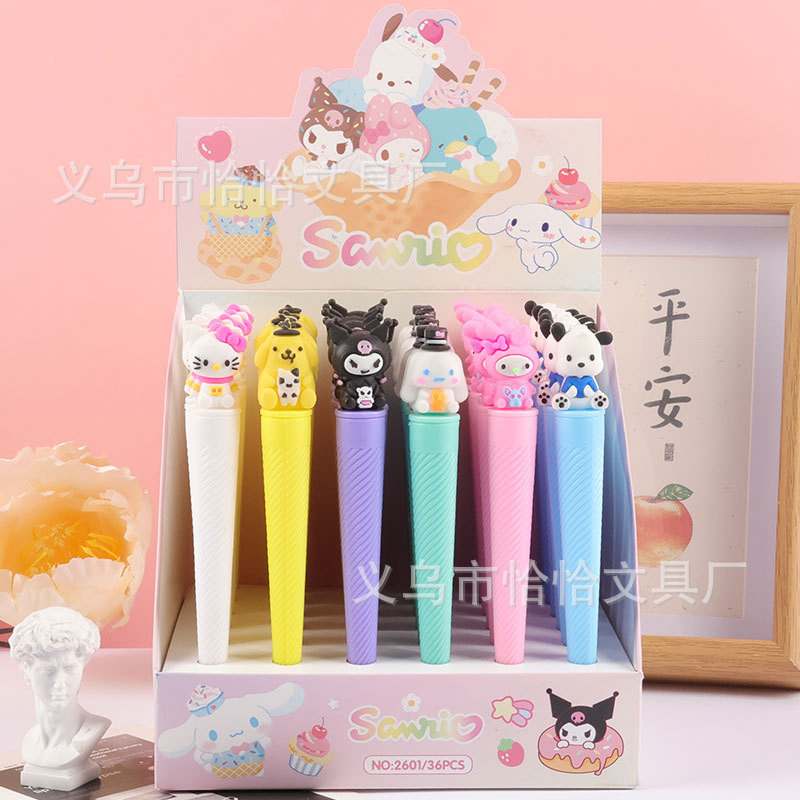 

THE VIRAL STORE PULPEN BOLPEN PENA GEL ICE CREAM CONE ESKRIM SANRIO V2 KUROMI CINAMOROLL MY MELODY POMPOMPURIN