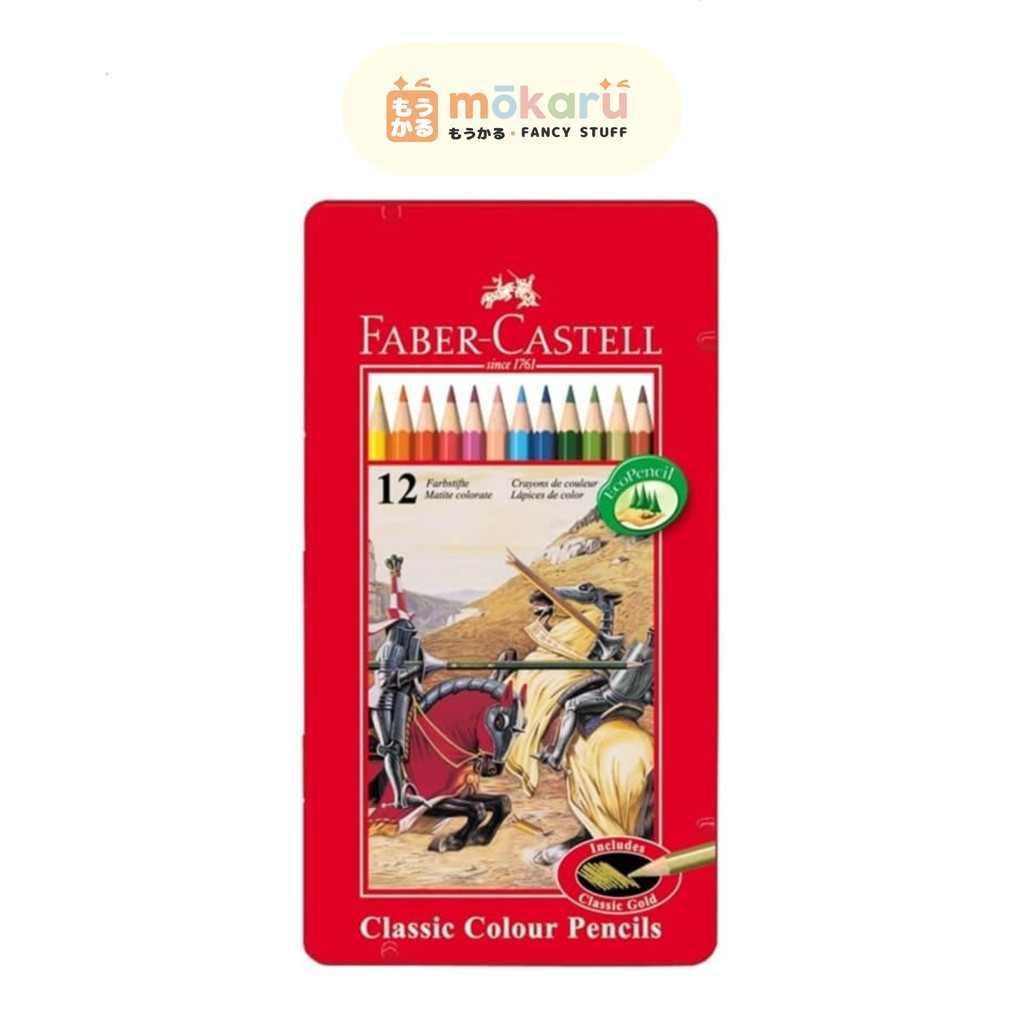 

Faber Castell Pensil Warna 12 Colour Kaleng Kotak Murah