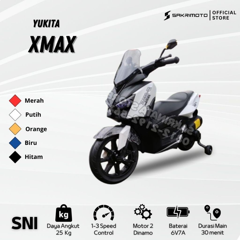 motor mainan aki xmax murah