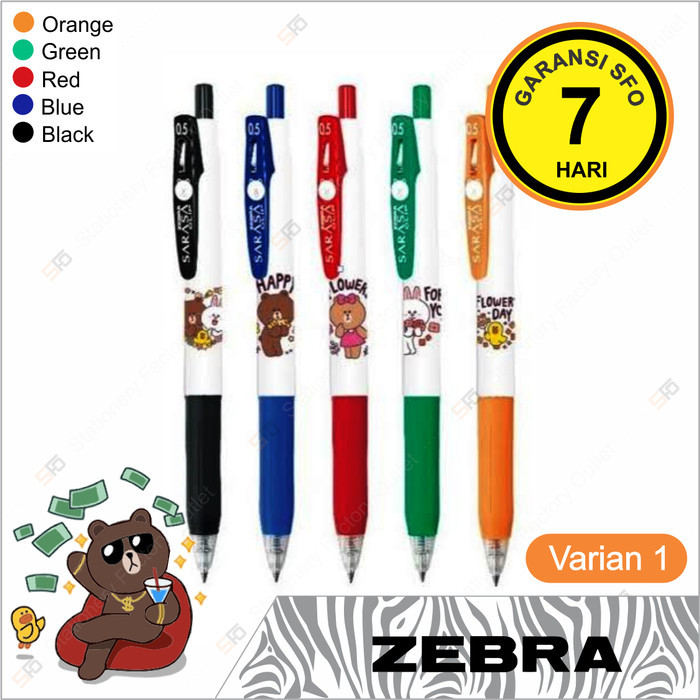 

Pen Gel Zebra Sarasa 0.5mm - Line Series - SFO Semarang Official