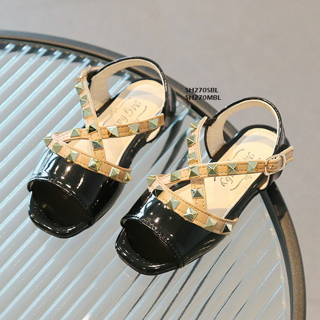 Sepatu Sandal  heels Jinjit Kondangan Pesta Tali Anak Perempuan  Import   2 3 4 5 6 7 tahun