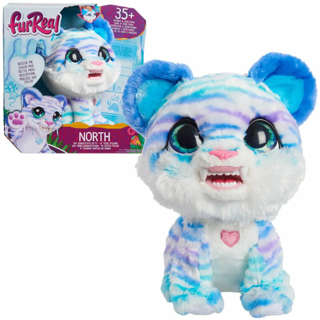 FURREAL NORTH SABBERTOOTH KITTY PLUSH DOLL PET ALIVE BONEKA KUCING