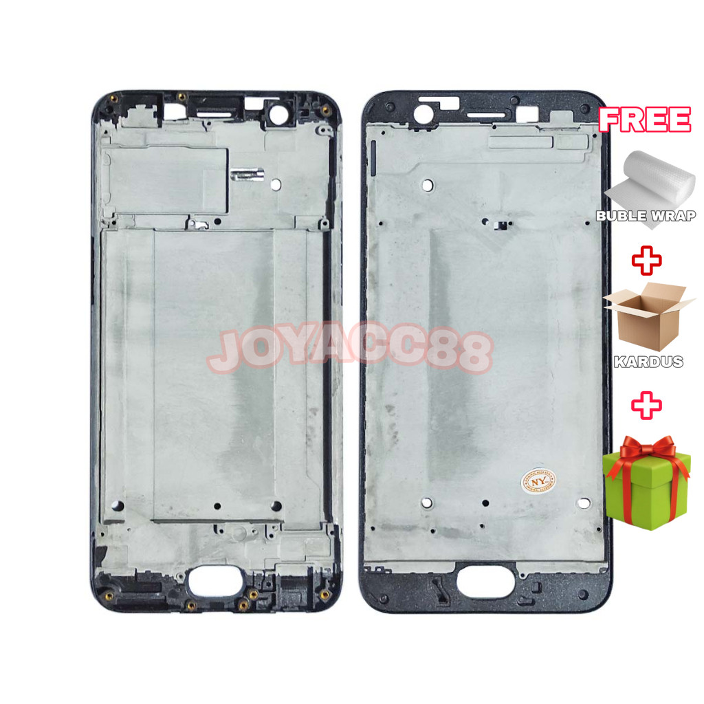 FRAME OPPO A39 / A57 / NEO 10 2016 BLACK TATAKAN LCD HP