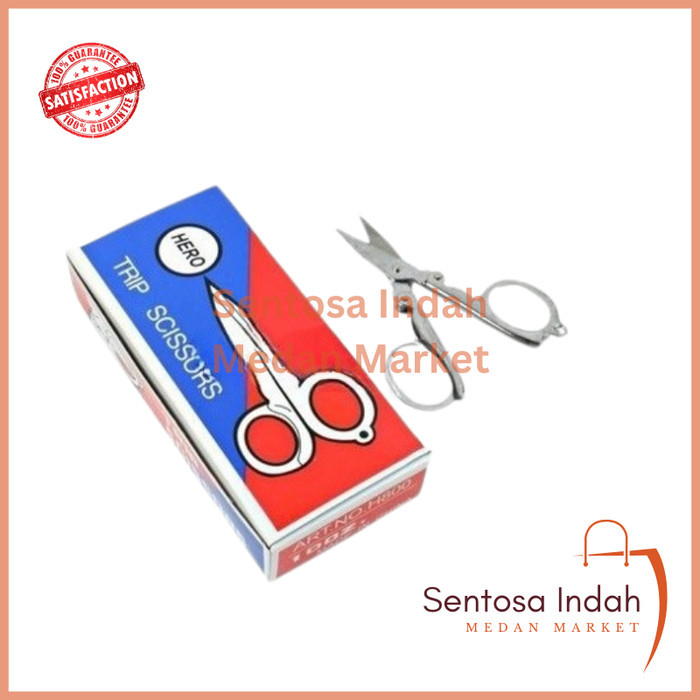 

Gunting Lipat Saku Mini Kecil Hero Trip Scissors 1 Pcs