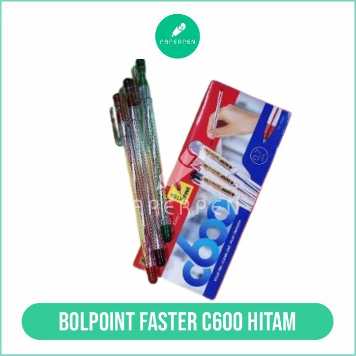 

(PRO_ATK) Bolpoint Faster C600 Hitam