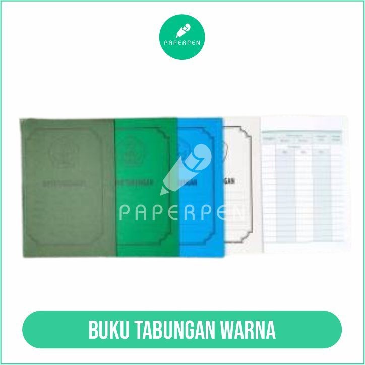 

(PST.ATK) Buku Tabungan Warna