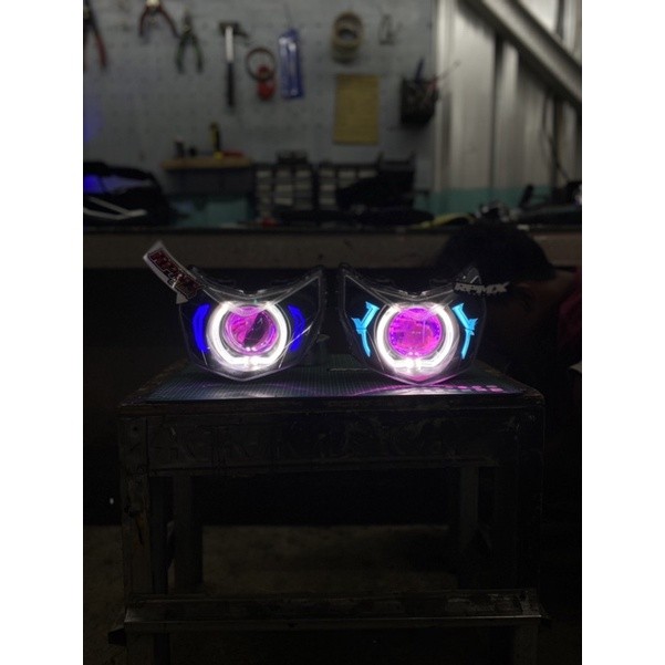 LAMPU DEPAN SUPRA X 125 CUSTOM BILED 3 INCH