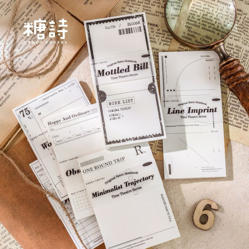 

Journamm.id Buku Catatan Puisi Gula Tahun Seri Teater Kertas Bahan Dasar Dekorasi Pesan Buku Catatan Retro Sederhana