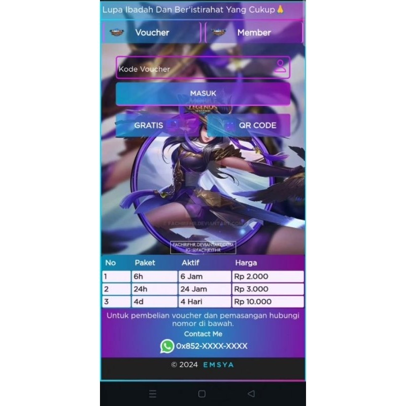 Login Page Mikrotik | Hotspot Login Page Mobile Legends