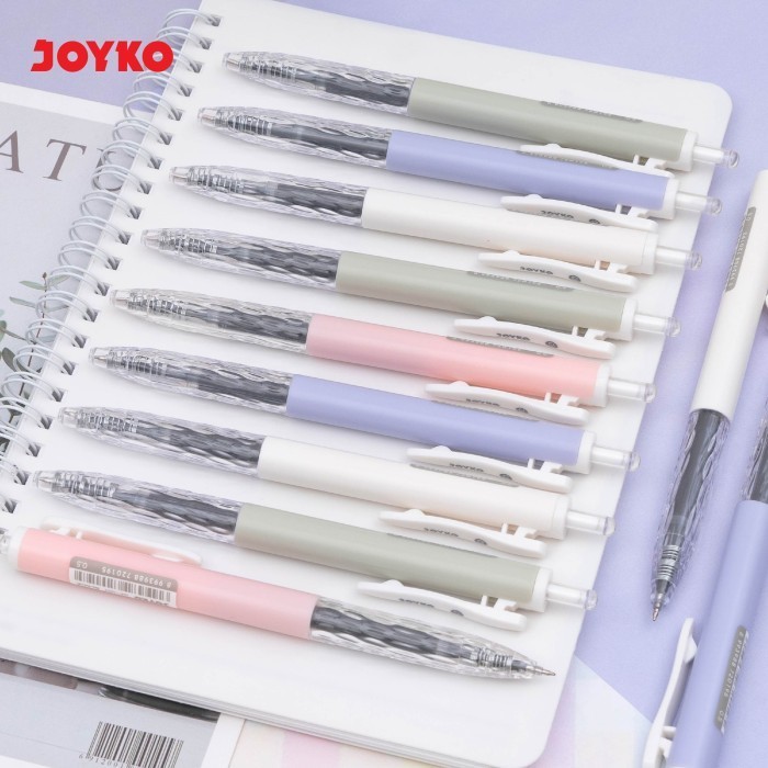 

JOYKO Gel Pen Pulpen Pena GP-407 0.5 mm Retractable Warna Hitam ECER